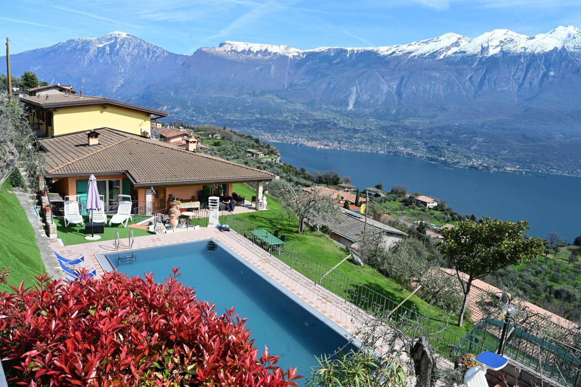 Casa Elka Residence Lake View And Pool By Garda Domus Mea Pieve  외부 사진