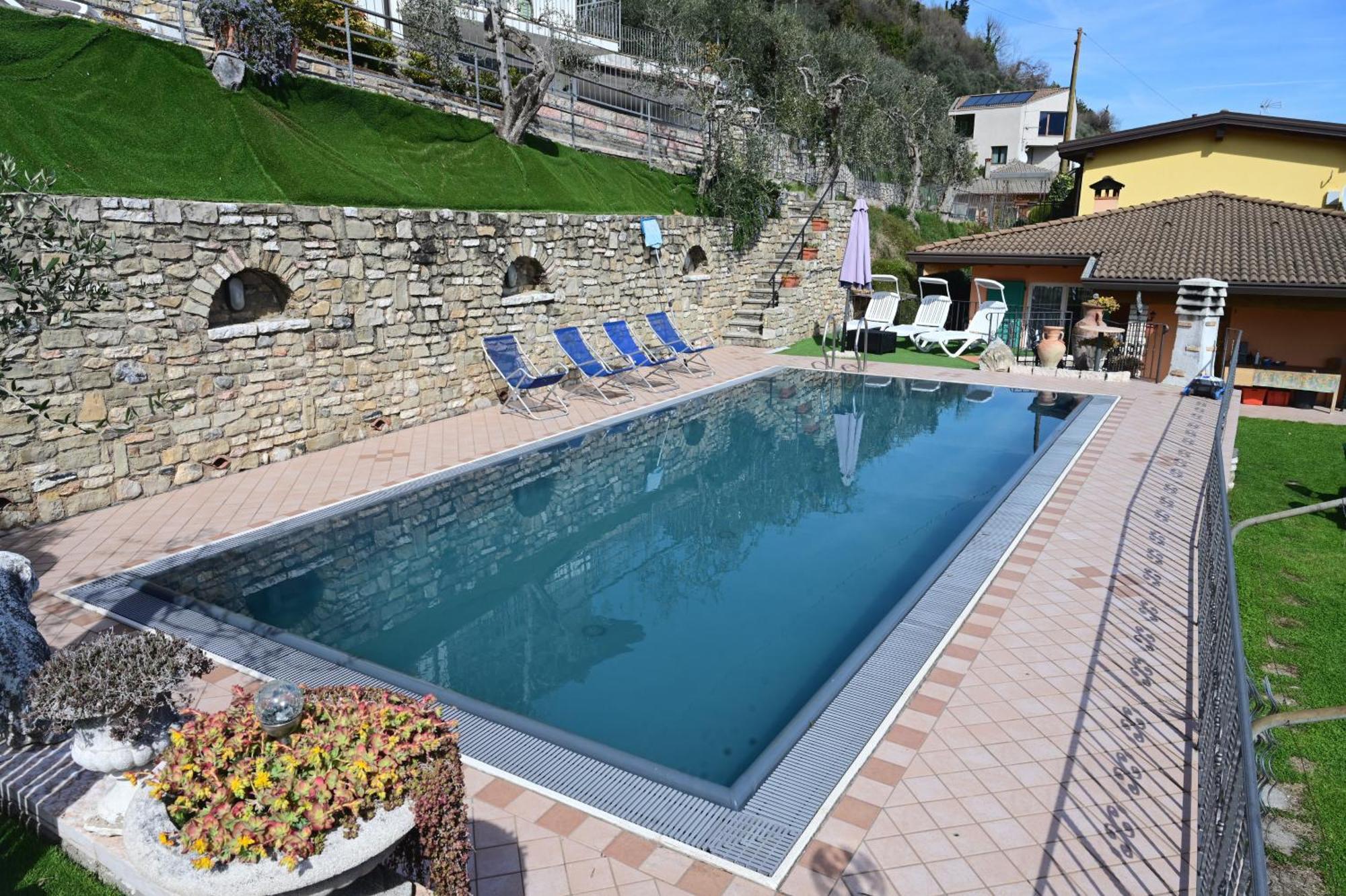 Casa Elka Residence Lake View And Pool By Garda Domus Mea Pieve  외부 사진